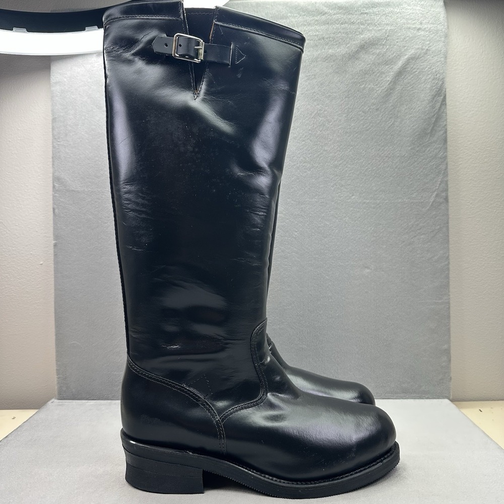 Chippewa Baden Trooper Mens Size 9 (EE) Engineer Boots 17" Steel Toe Patrol Work